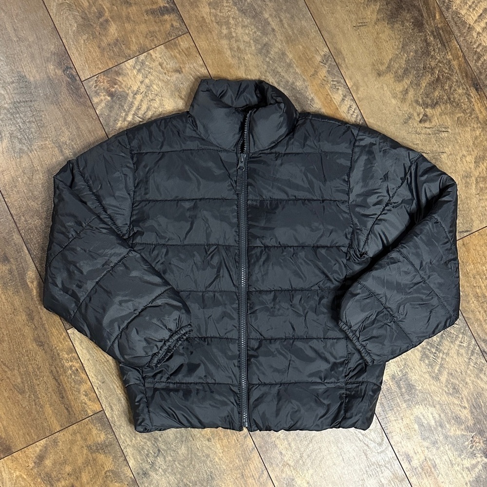 THE CHILDREN’S PLACE Charcoal Grey Puffer Jacket, Size M 7/8, EUC
